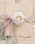 Crinkle Silk Ribbon:Orchid Bouquet