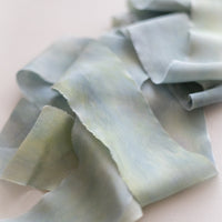 Marble Original Silk Ribbon:Water Lilies