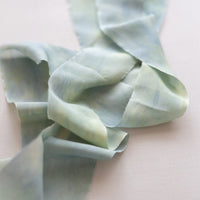 Marble Original Silk Ribbon:Water Lilies