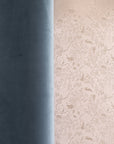 Double Sided Rollable Styling Surface / Silk Jacquard (Blush Petal) x Velvet (Navy Blue)