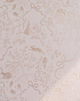 Double Sided Rollable Styling Surface / Silk Jacquard (Blush Petal) x Velvet (Navy Blue)