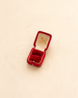 Vintage Velvet Ring Box A