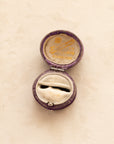 Vintage Velvet Ring Box F