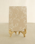 Silk Velvet Greeting Card【Rounded Rectangle】Leaf