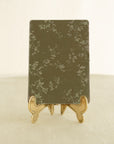 Silk Velvet Greeting Card【Rounded Rectangle】Leaf