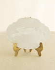 Silk Velvet Greeting Card 【Oval】Lapin