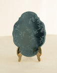 Silk Velvet Greeting Card【Oval】Leaf