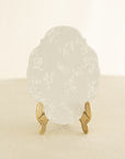 Silk Velvet Greeting Card【Oval】Leaf