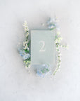 Double Sided Rollable Styling Surface / Linen (Ivory) x Velvet (Light Blue)