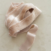Velvet Silk Ribbon:Beige Pink