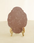 Silk Velvet Greeting Card【Oval】Leaf