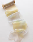 Marble Gauze Silk Ribbon:Field of Flowers