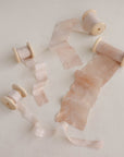 Marble Original Silk Ribbon:Rosy Cloud Haze