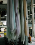 Double Sided Rollable Styling Surface / Silk Jacquard (Blush Petal) x Velvet (Warm Beige)