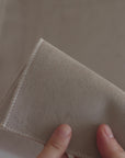Double Sided Rollable Styling Surface / Linen (Flax) x Velvet (Warm Beige)