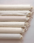 Double Sided Rollable Styling Surface / Linen (Ivory) x Velvet (Greyish Pink)