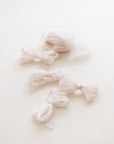 Crinkle Silk Ribbon:Beige Pink
