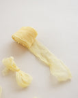 Crinkle Silk Ribbon:Canary Yellow
