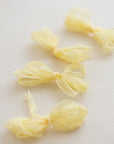 Crinkle Silk Ribbon:Canary Yellow
