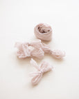 Crinkle Silk Ribbon:Dusty Pink