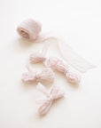 Crinkle Silk Ribbon:Dusty Pink