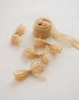 Crinkle Silk Ribbon:Mustard Seed