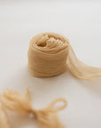 Crinkle Silk Ribbon:Mustard Seed