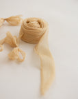 Crinkle Silk Ribbon:Mustard Seed