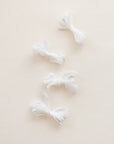 Crinkle Silk Ribbon:Pure White