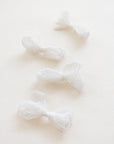 Crinkle Silk Ribbon:Pure White