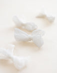 Crinkle Silk Ribbon:Pure White
