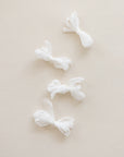 Crinkle Silk Ribbon:Pure White