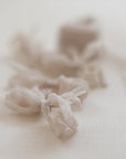 Crinkle Silk Ribbon:Sand Beige