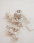 Crinkle Silk Ribbon:Sand Beige