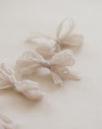 Crinkle Silk Ribbon:Sand Beige