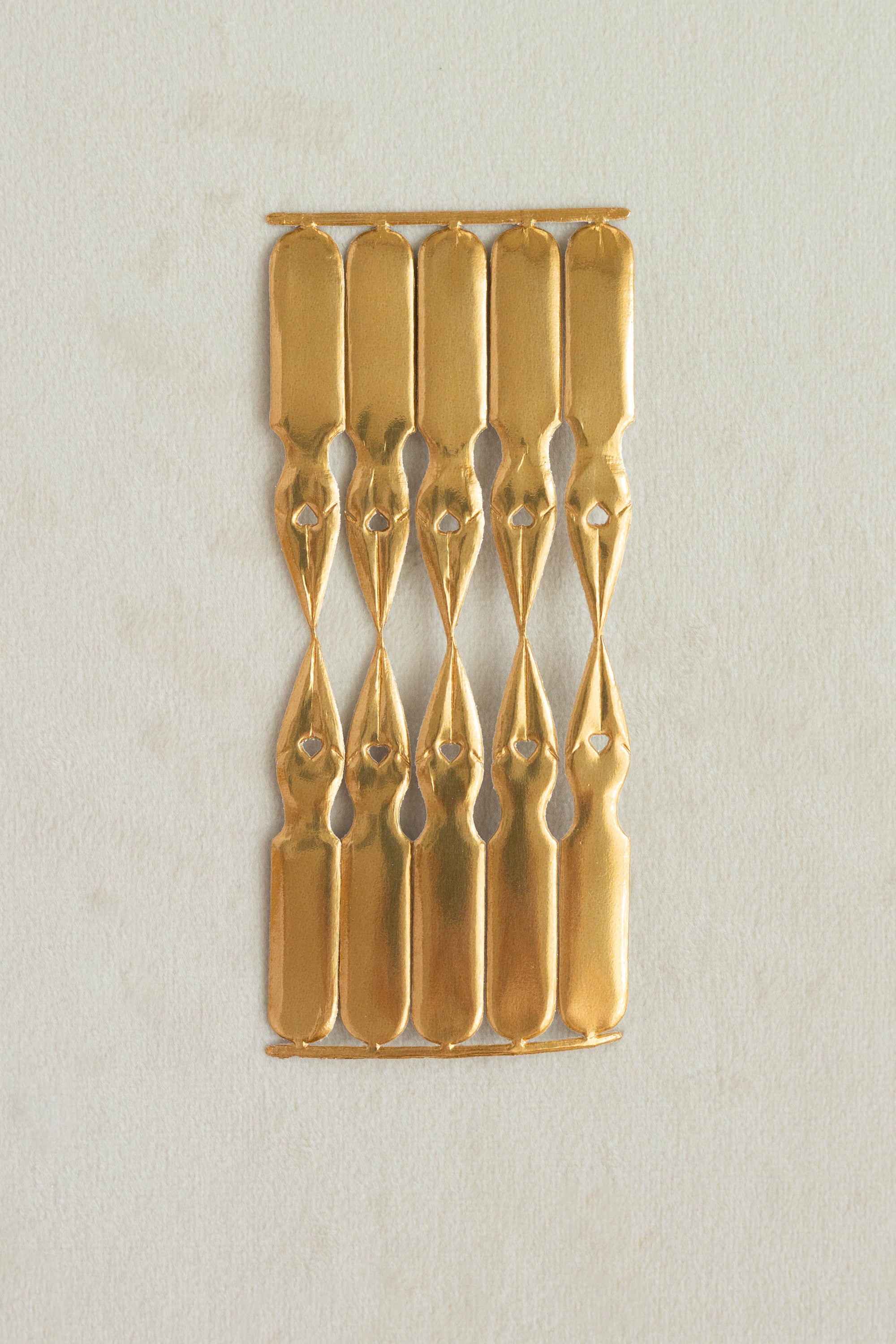 Pen Nib / Antique Gold