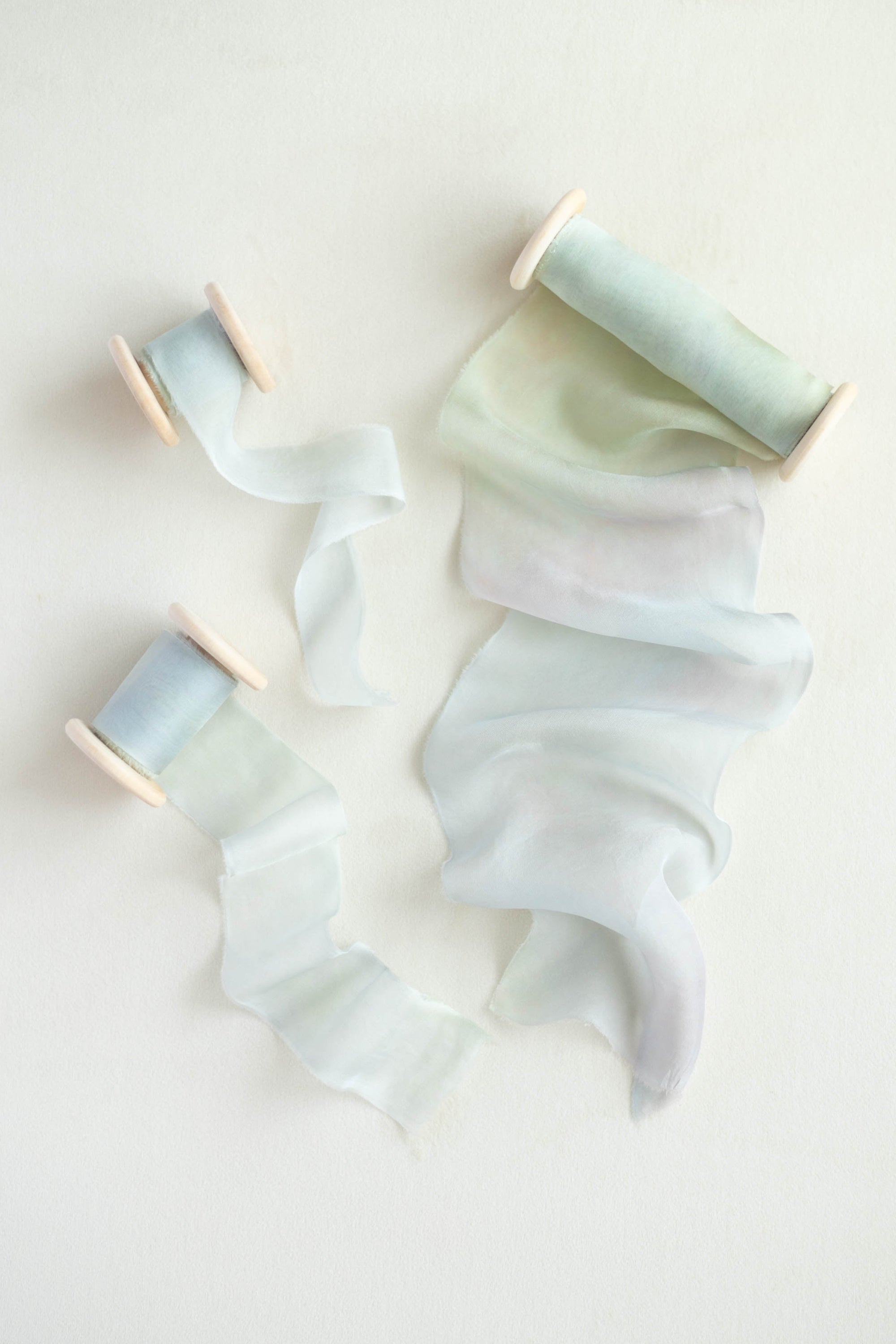 Marble Gauze Silk Ribbon：Opal Veil