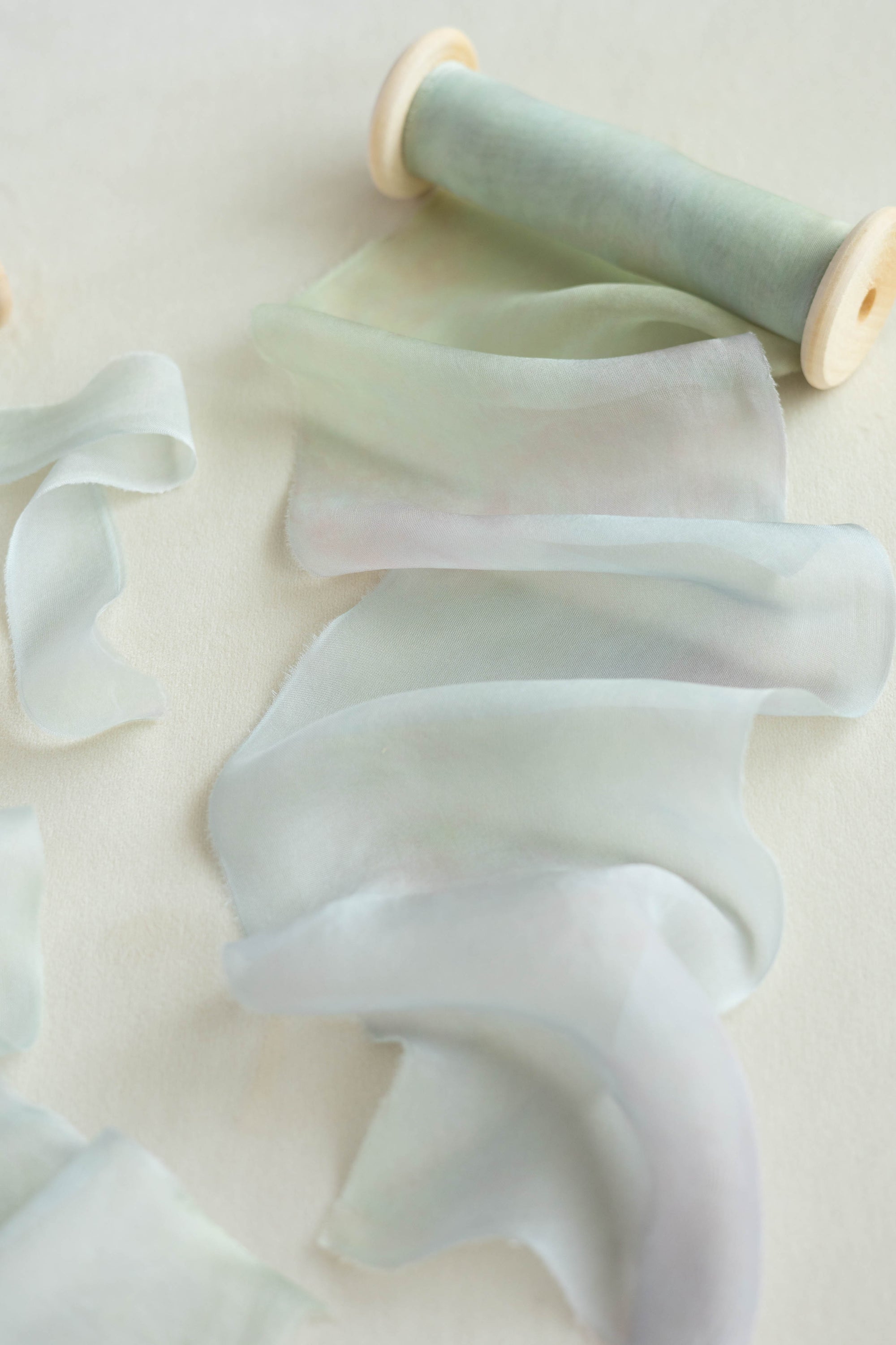 Marble Gauze Silk Ribbon：Opal Veil