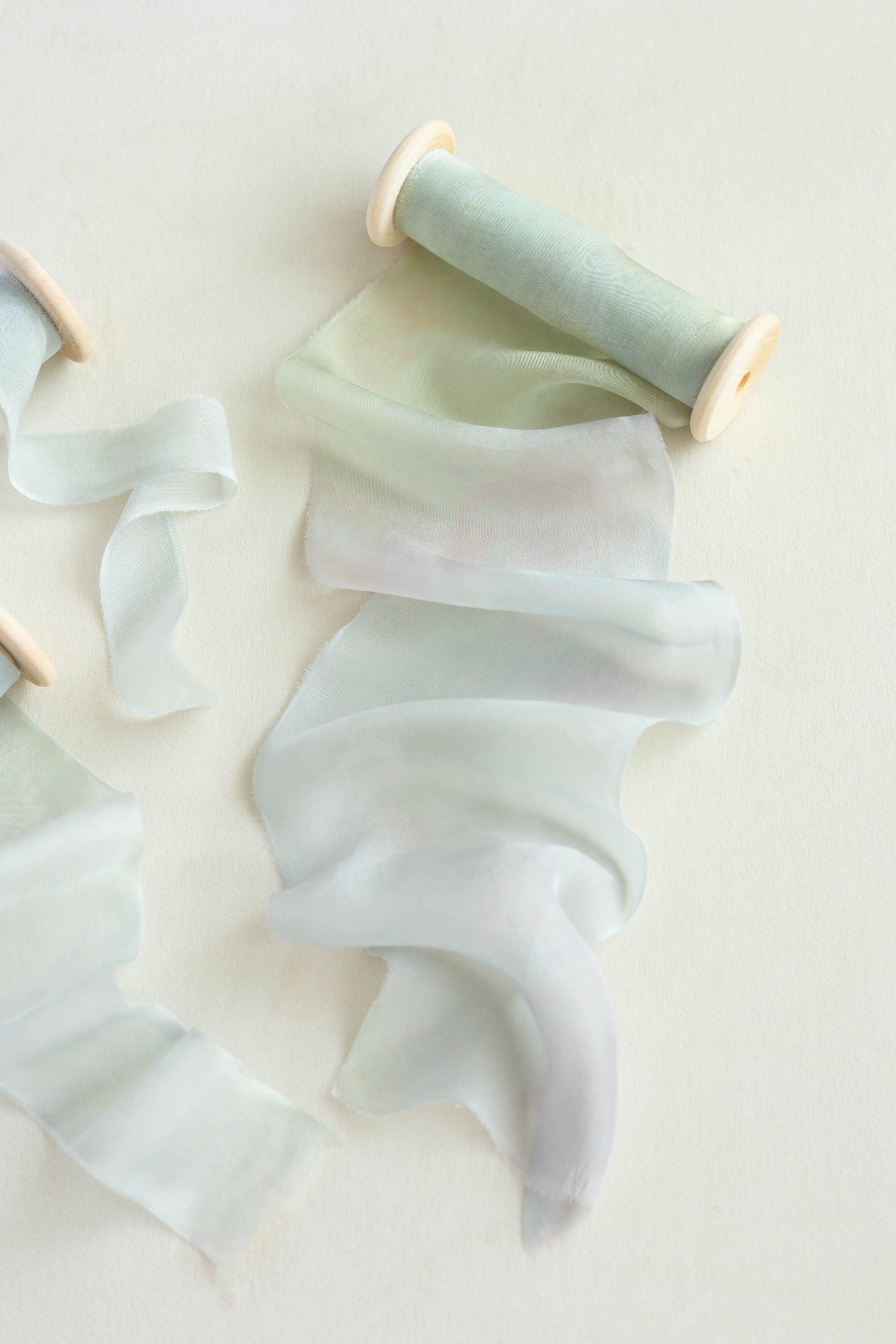 Marble Gauze Silk Ribbon：Opal Veil