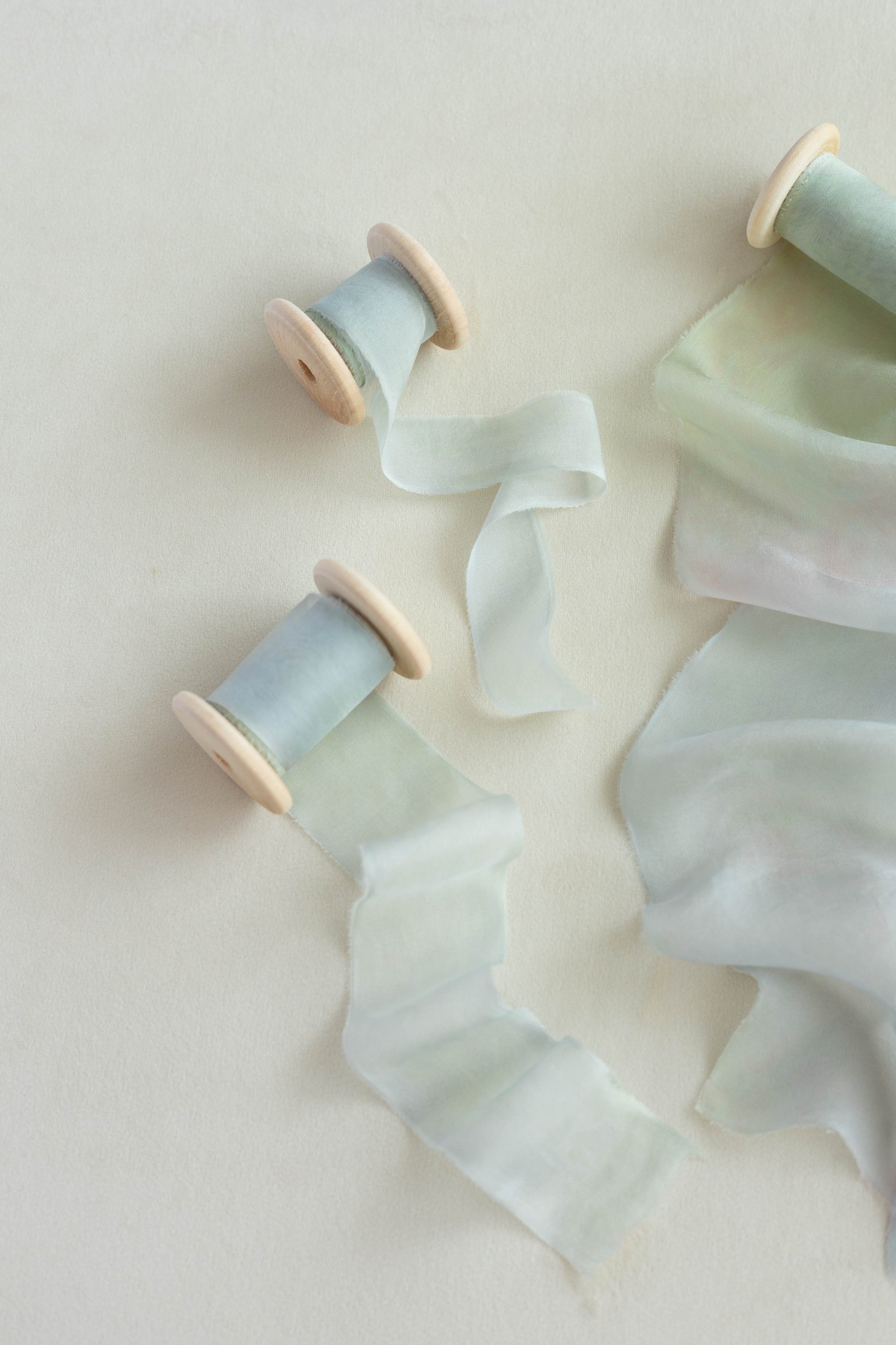Marble Gauze Silk Ribbon：Opal Veil