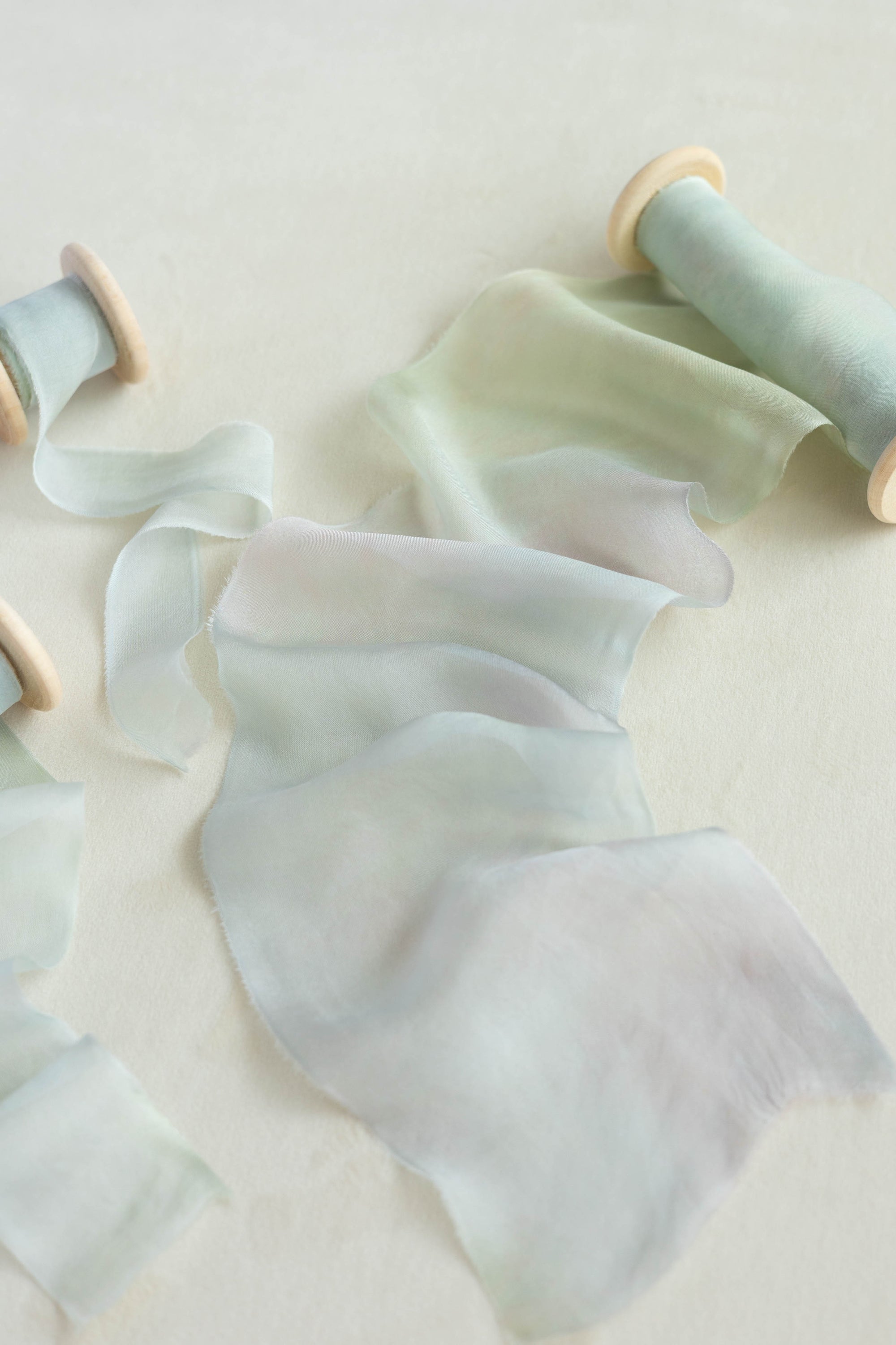 Marble Gauze Silk Ribbon：Opal Veil