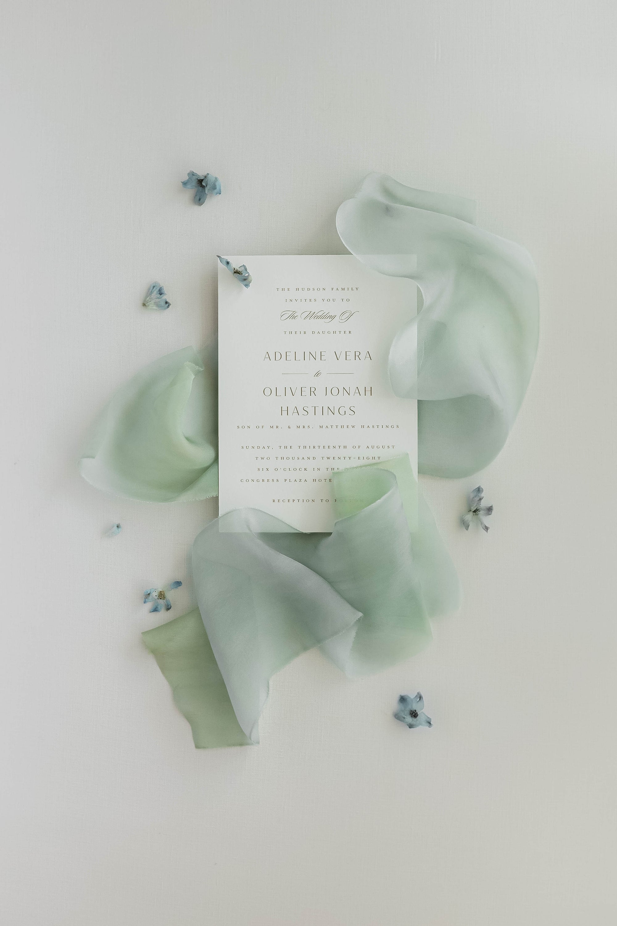Marble Gauze Silk Ribbon：Opal Veil