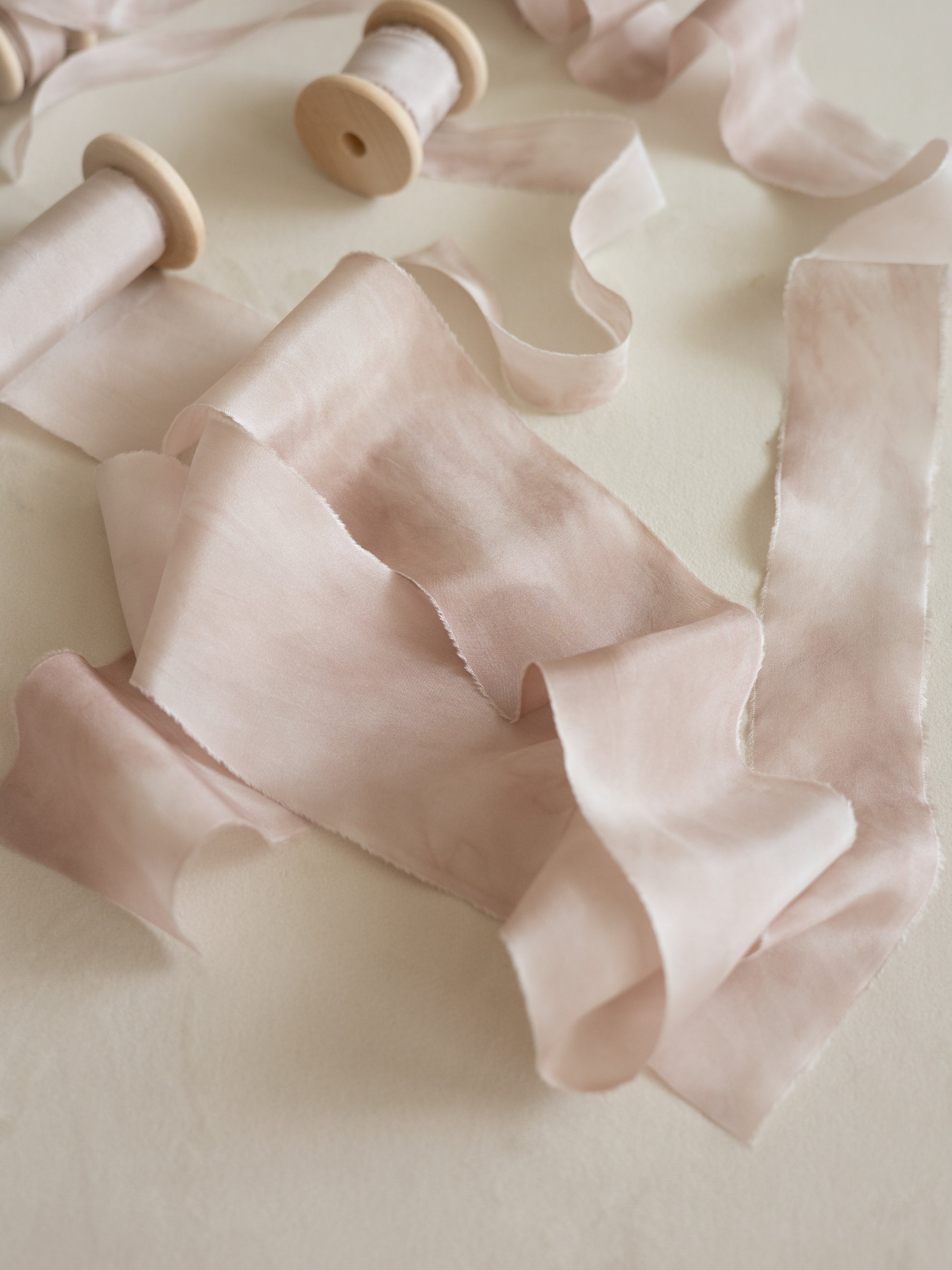 Marble Original Silk Ribbon：Pink Peony