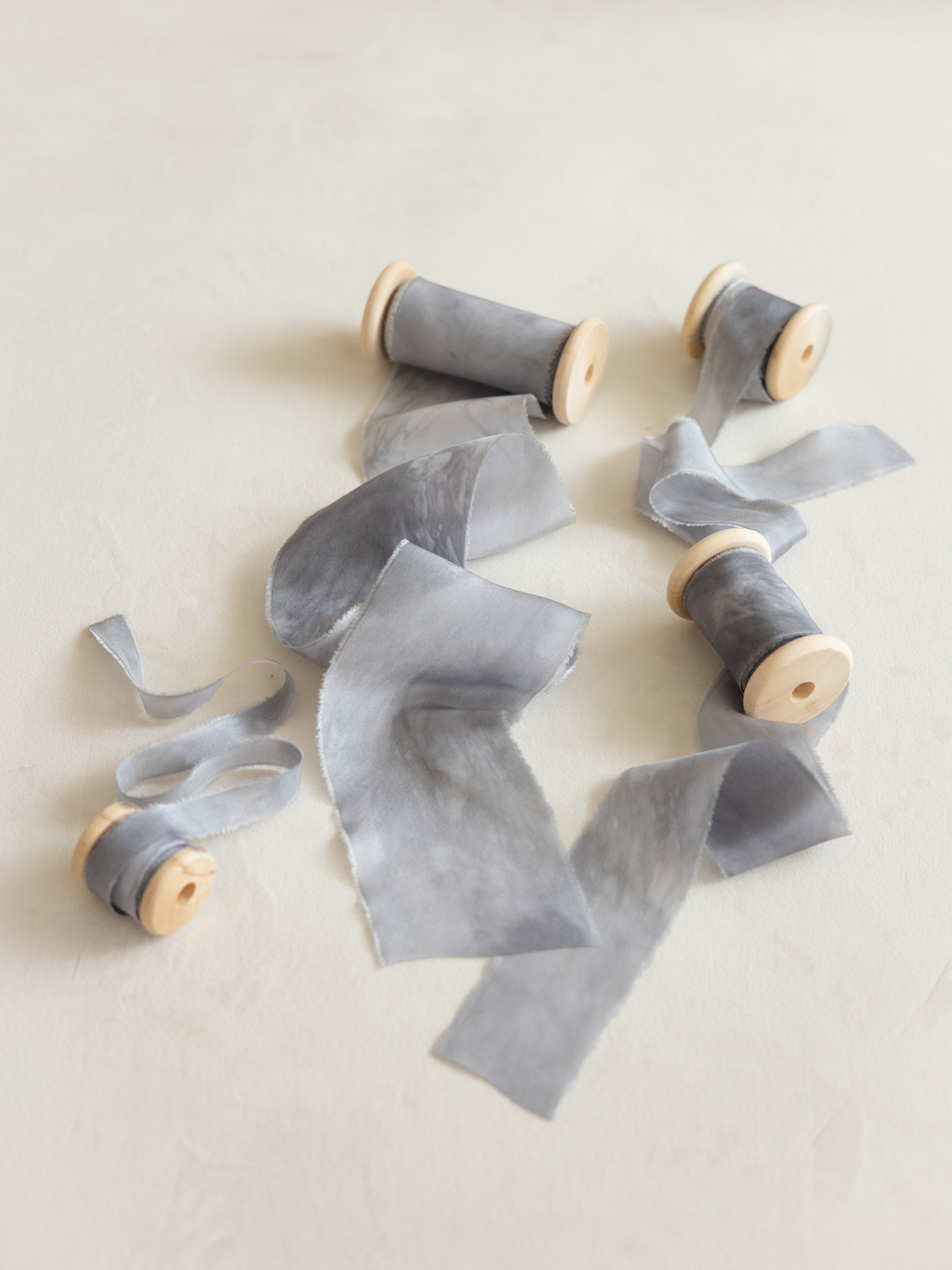 Marble Original Silk Ribbon：Moon in the Mist – Lademya Silks
