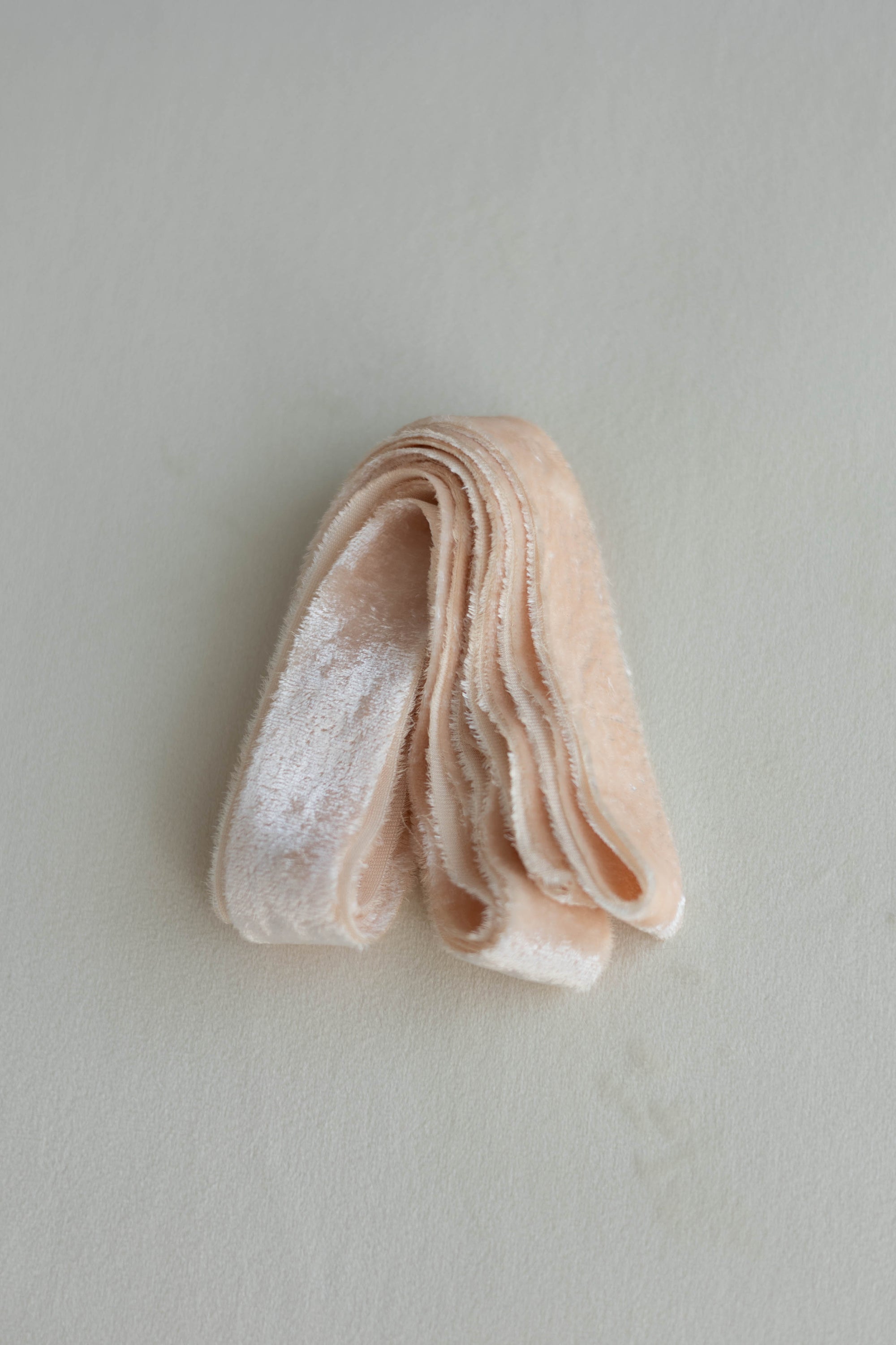 Velvet Silk Ribbon：Ballet Pink