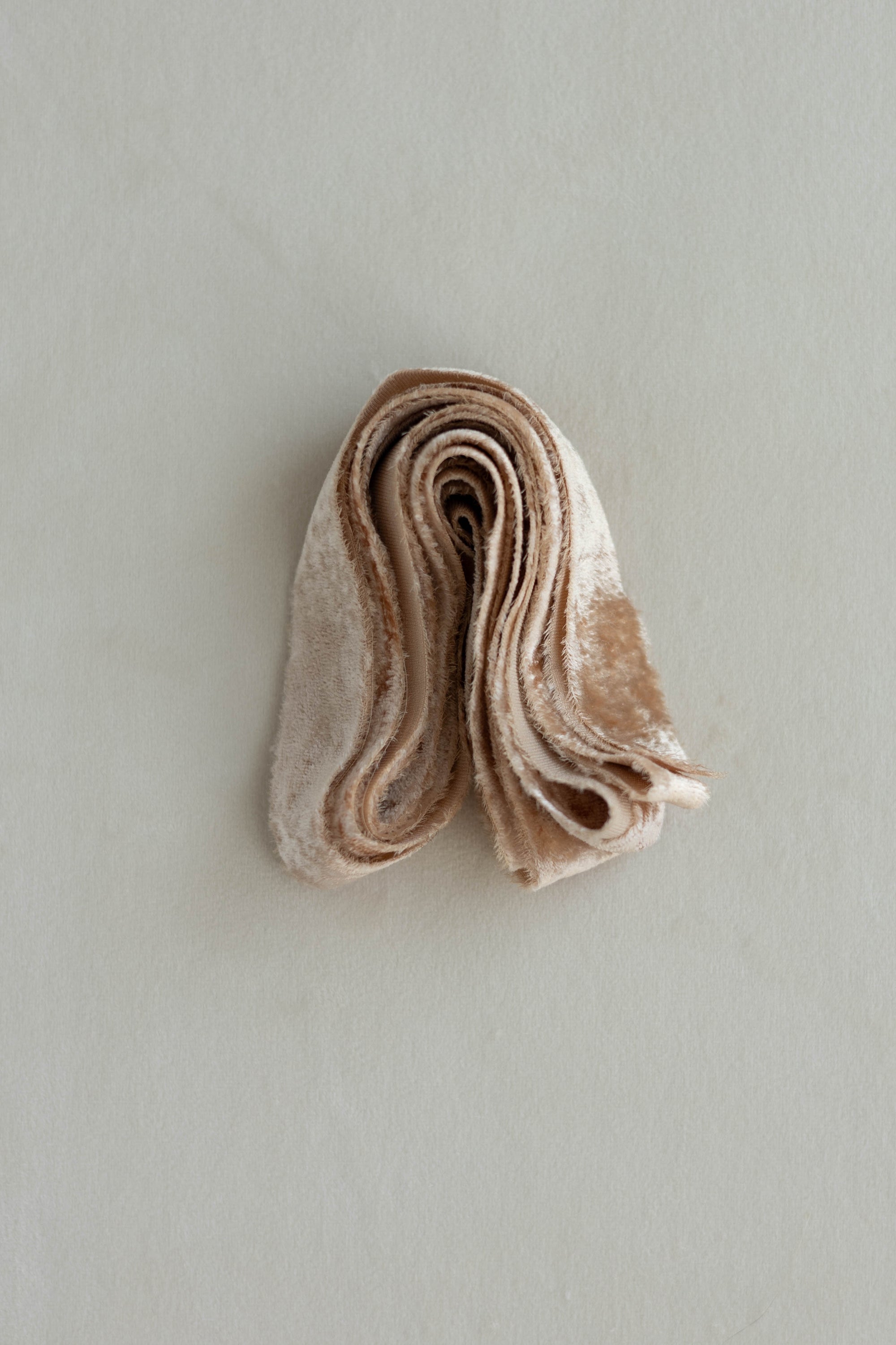Velvet Silk Ribbon：Fox Brown