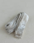 Velvet Silk Ribbon：Pale Silver