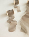 Gauze Silk Ribbon (Slightly Thicker)：Olive Brown