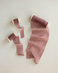 Gauze Silk Ribbon (Slightly Thicker)：Raspberry Chocolate