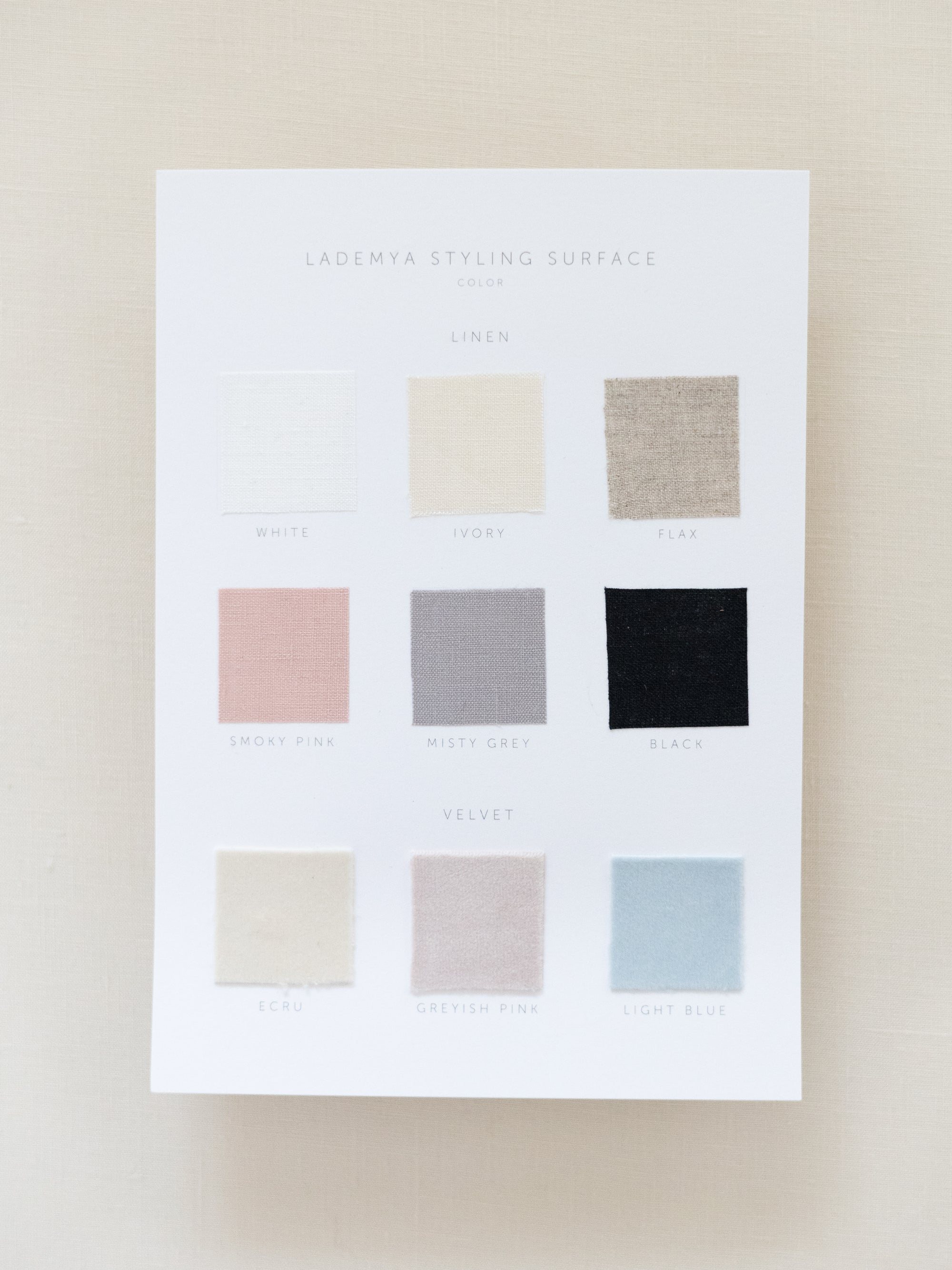 Styling Surface Sample Card（送料無料）